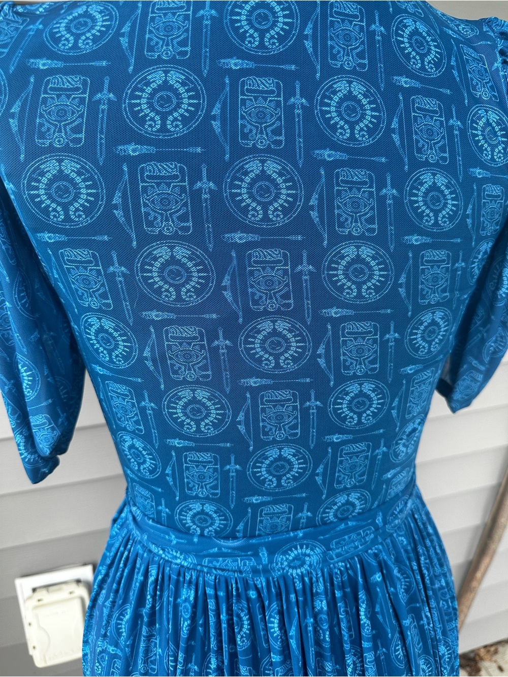 RARE HTF Blackmilk Zelda Sheikah Slate Dress - Picture 3 of 3